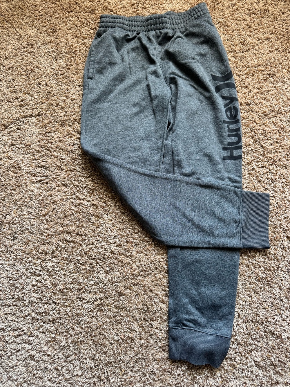 Hurley Kids Gray Athletic Jogger Pants